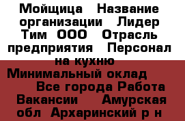 Мойщица › Название организации ­ Лидер Тим, ООО › Отрасль предприятия ­ Персонал на кухню › Минимальный оклад ­ 31 350 - Все города Работа » Вакансии   . Амурская обл.,Архаринский р-н